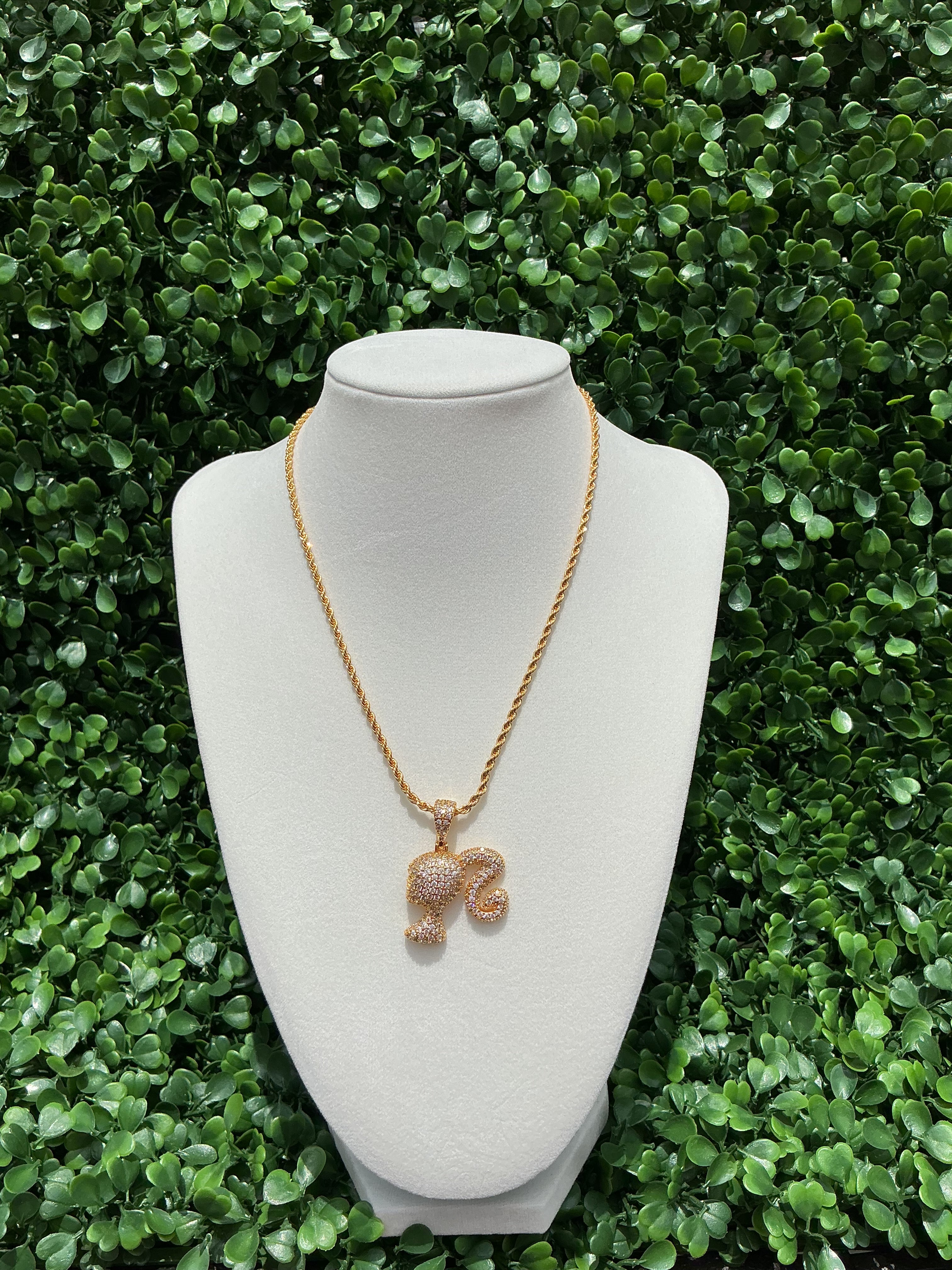 Diamond Barbie necklace