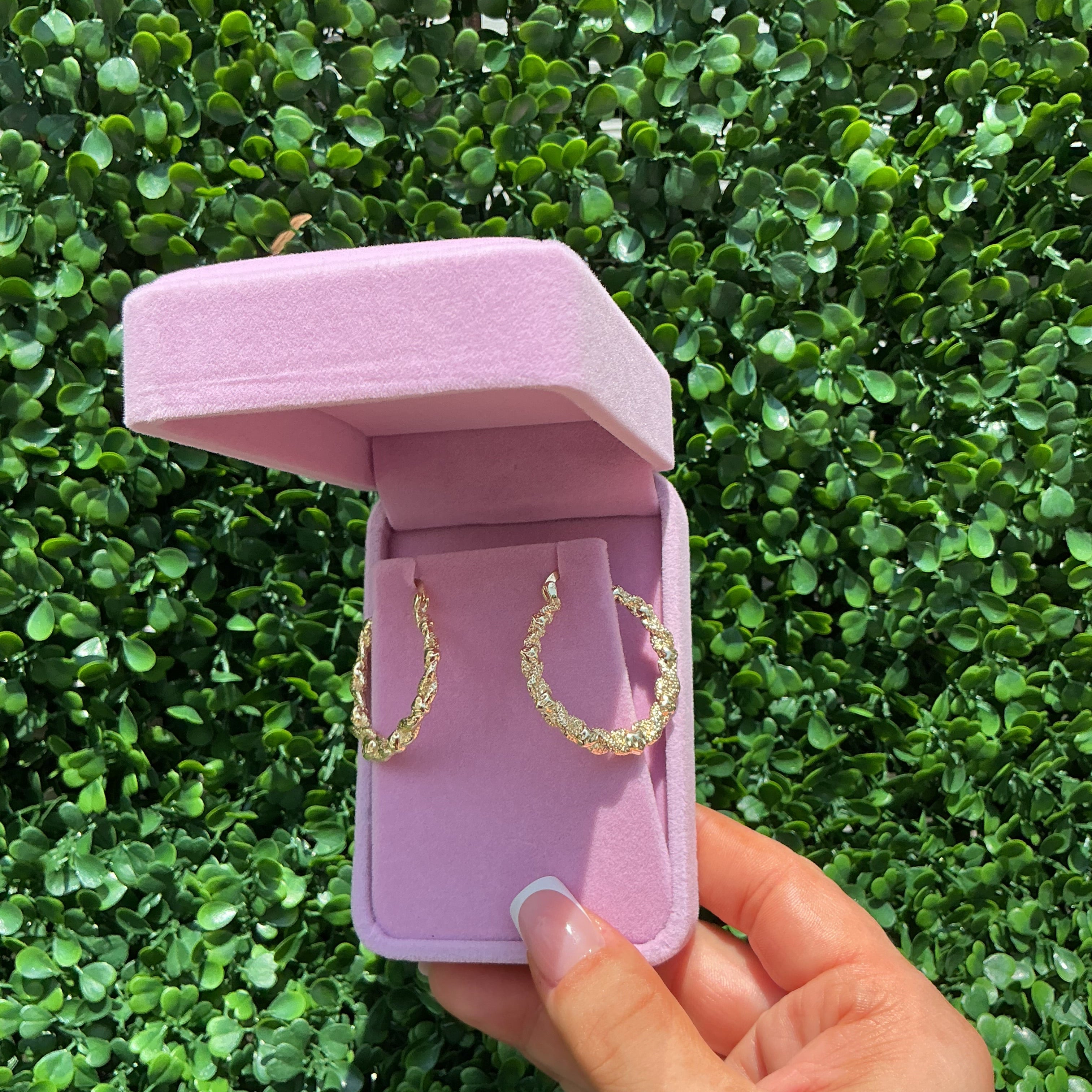 14k gold plated small Heart hoops
