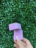 Sharp heart toe ring