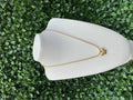 Nugget butterfly necklace