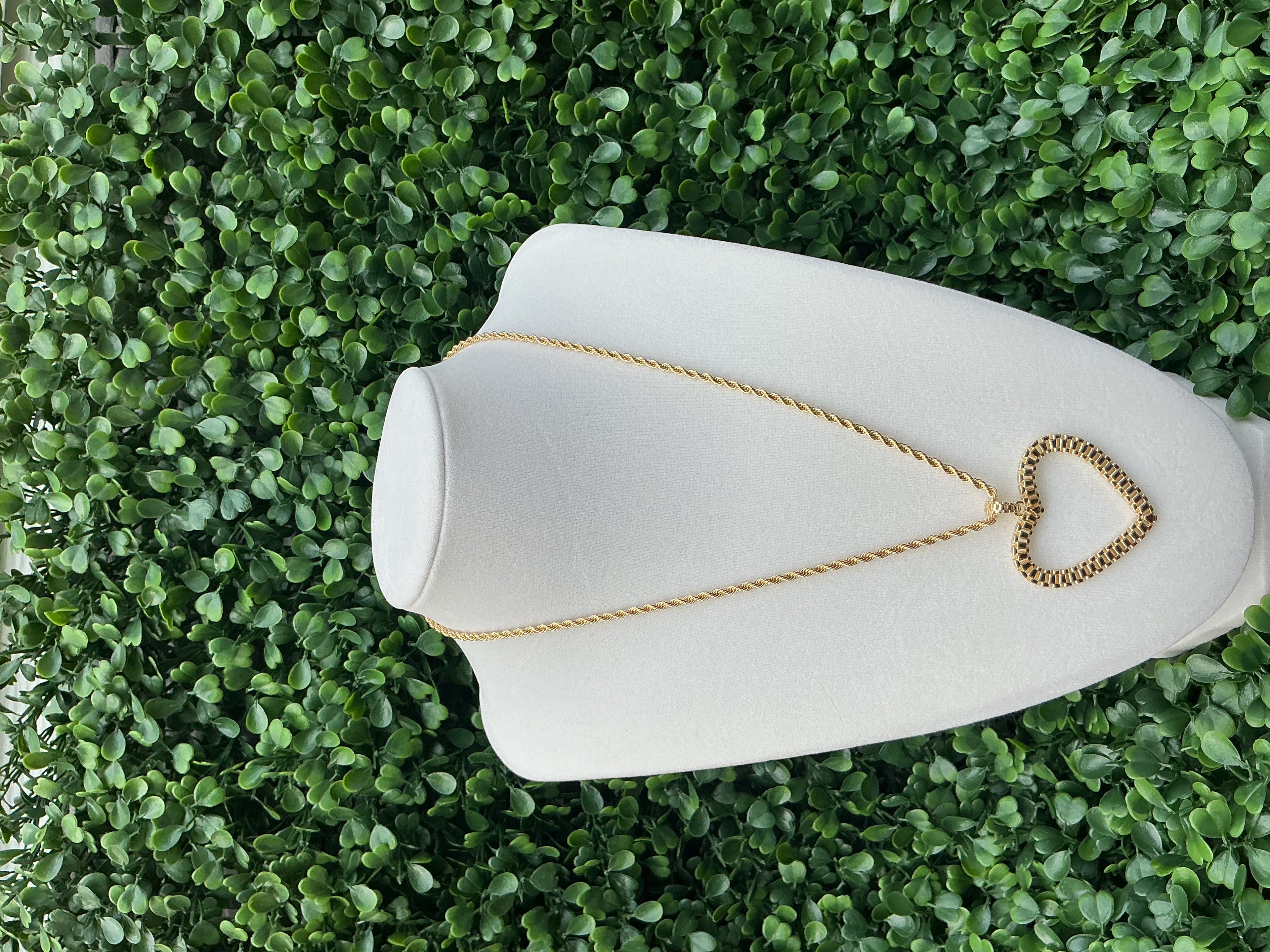 Rolex heart necklace